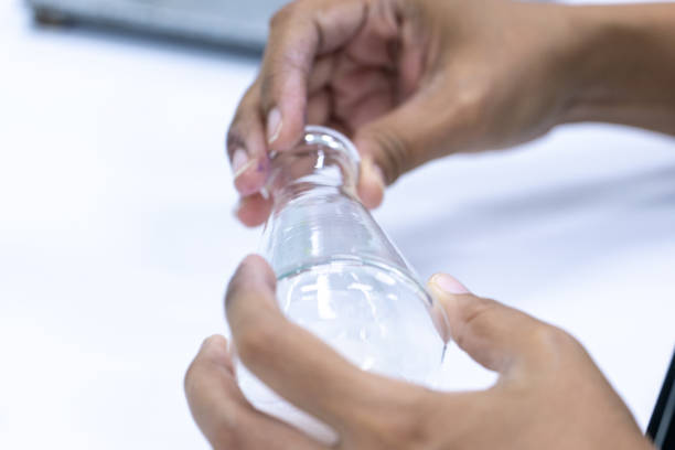 istock Basic Concepts of Preparing Solutions of standard chemical solvents in the laboratory. 2157404018