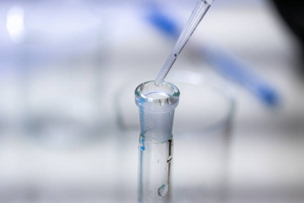 istock Basic Concepts of Preparing Solutions of standard chemical solvents in the laboratory. 2157404122