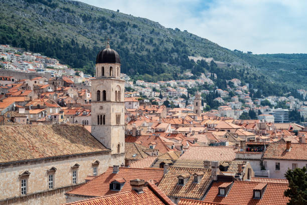 istock Panoramic view of picturesque Dubrovnik old town 2157406374