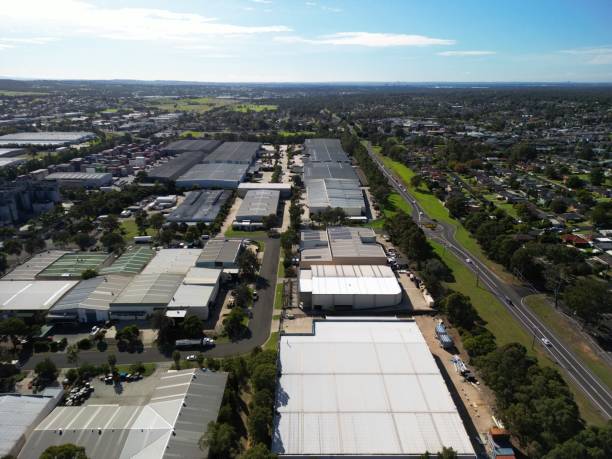 istock Industrial Area at Minto, NSW, Australia 2157406566