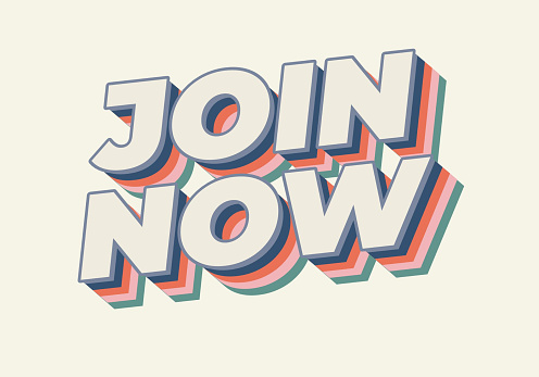 Join Now Image Notes Join Now Text Effect In 3d Style With Good Colors Stock Illustration ...