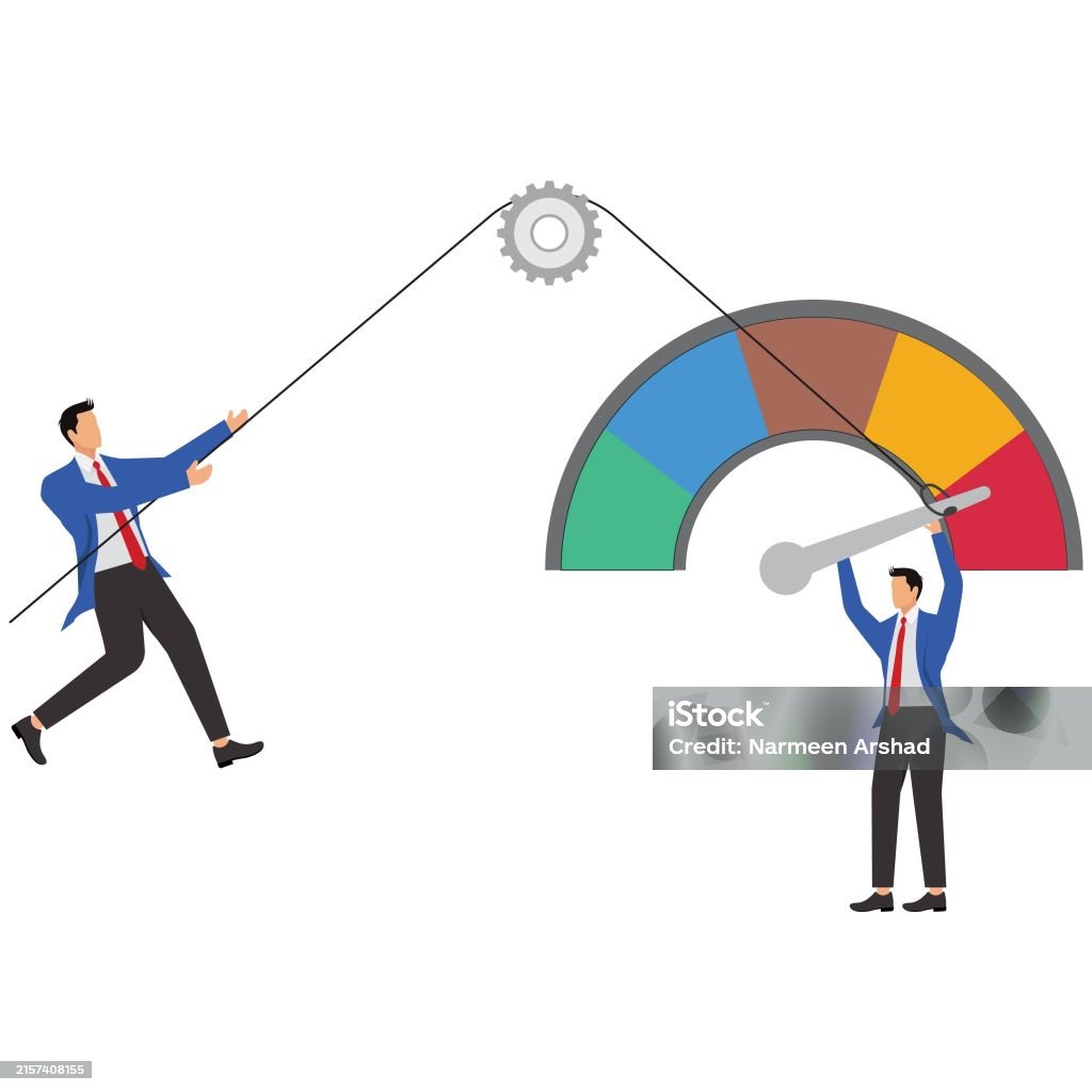 Reduce Risk Level Or Decrease Stress Anxiety Meter Lower Danger ...