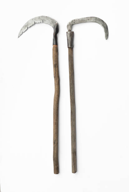 istock halloween death scythe isolated on white background 2157410210