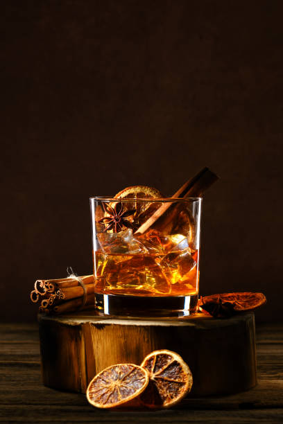 istock Cold cocktail with bourbon and orange liquor 2157414099