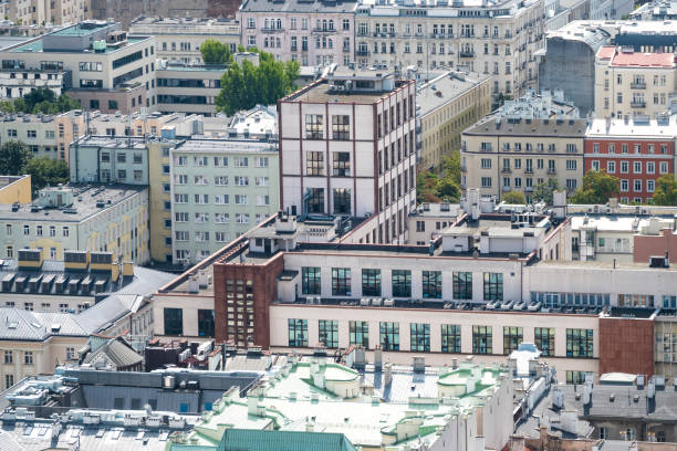 Warsaw cityscape in Poland