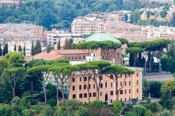 Rome cityscape view, Italy