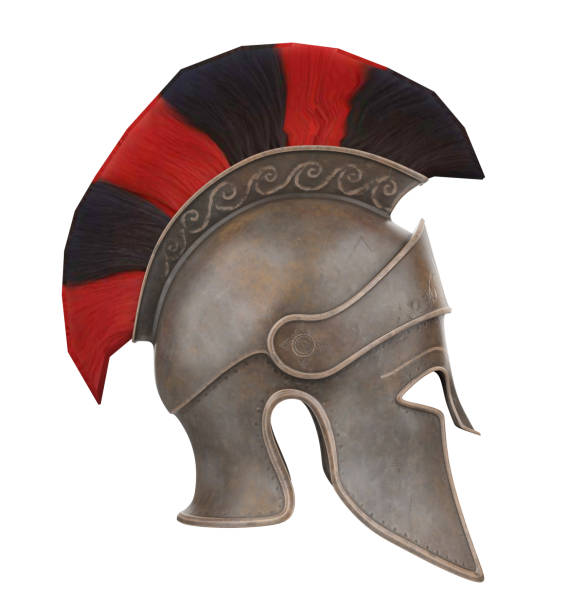 istock Spartan Helmet Isolated 2157417965