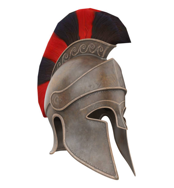 istock Spartan Helmet Isolated 2157418002