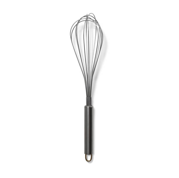 istock Whisk Kitchen Tool For Mixing And Whisking Vector. Stainless Whisk Cook Equipment For Mix And Prepare Culinary Cream. Metallic Kitchenware For Cooking Template 2157420449