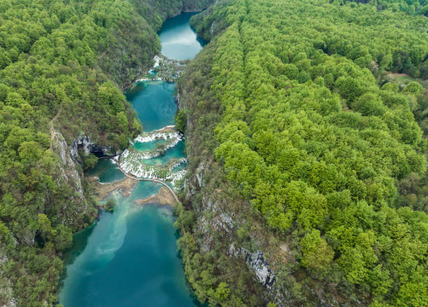 istock Plitvice Lakes national park in springtime 2157421553