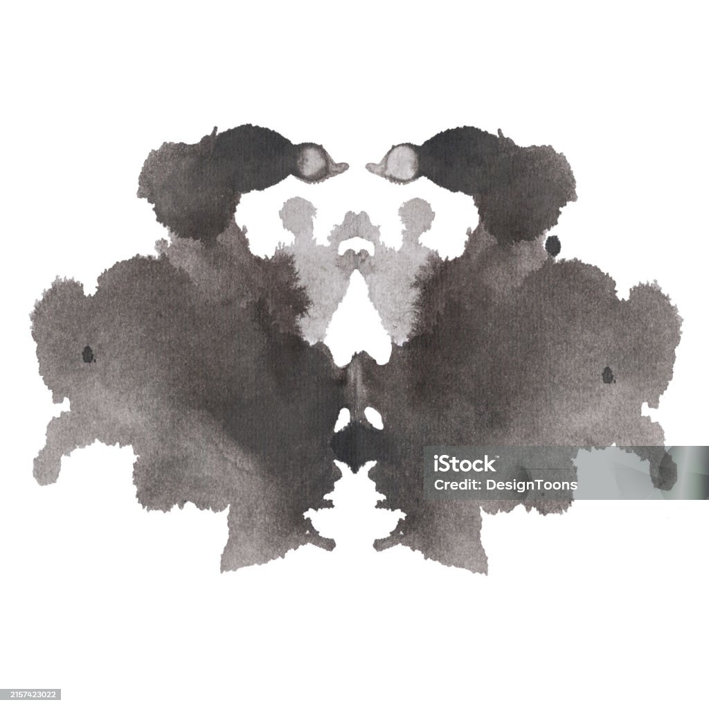 Handshake Rorschach Rorschach Watercolor Inkblot Test Black Watercolor Rorschach Symbol ...
