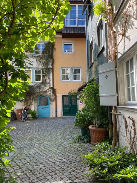 Germany- Lindau- little street in the old town