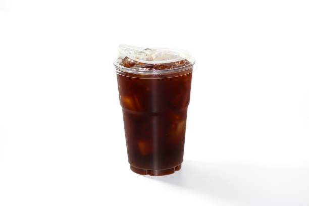 istock Americano ice coffee put on white background.concept photo isolation. 2157426368