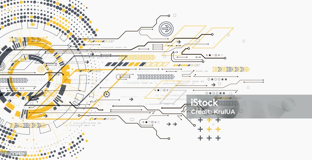 Scientific And Technological Concept With The Use Of Technical Elements ...