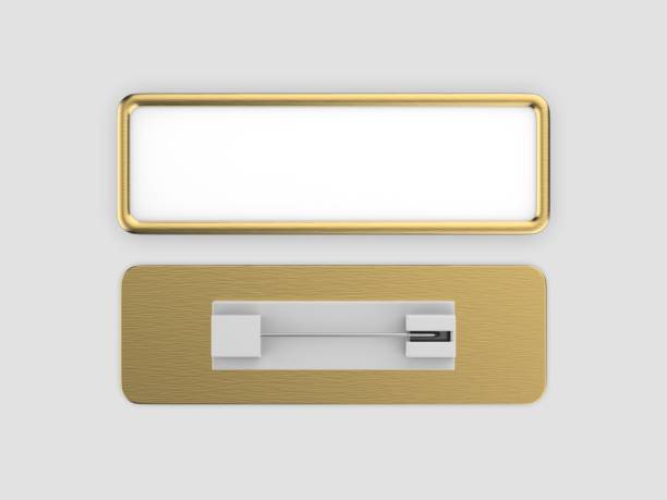 Badge Base Rectangular Horizontal 3.300+ Rectangle Metal Badge Fotografías de stock, fotos e imágenes ...