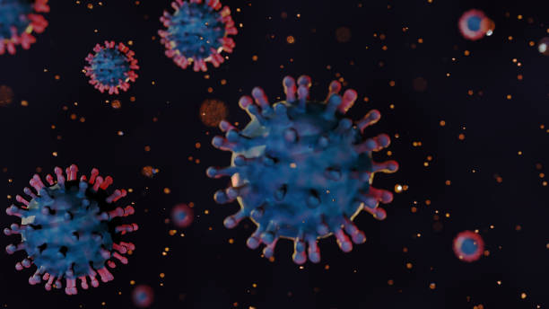 3d rendering of chikungunya virus or CHIKV