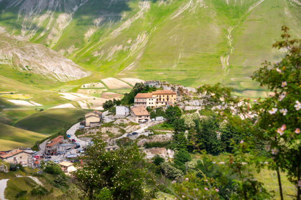 istock Small mountain village in Italy in summer 2157440542