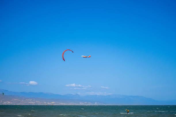 Water sport activities in Torremolinos, Spain  on May 18, 2024