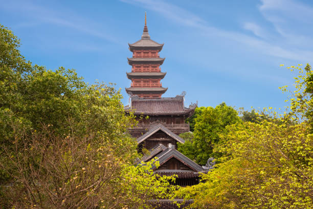 istock Bai Dinh pagoda in park, traditional asian architecture in Vietnam 2157441155