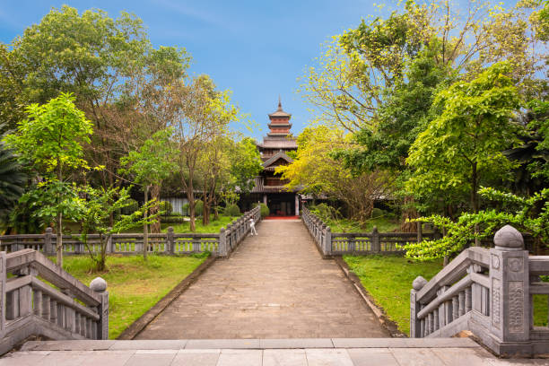 istock Bai Dinh pagoda in park, traditional asian architecture in Vietnam 2157441232