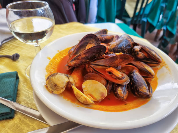 istock Mussels in a tomato sauce in Italian style 2157443267