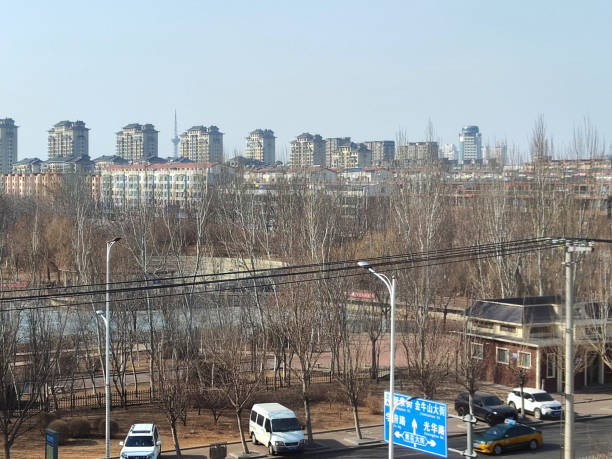 Resdinetial buildings in Yingkou city, Liaoning, China.