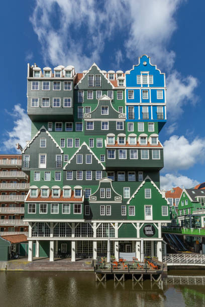 Tradition architecture in contemporary building Zaanstad Netherlands