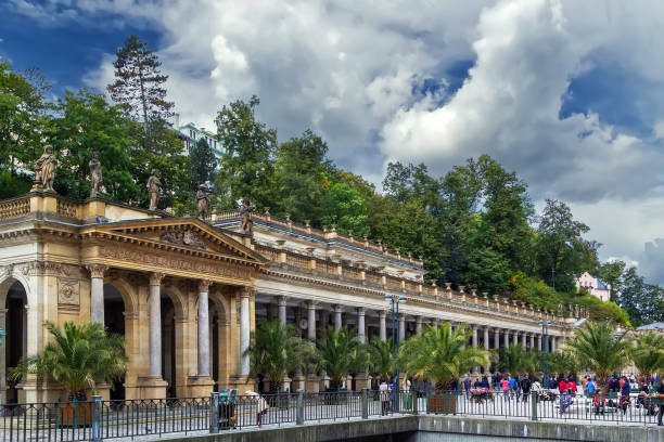 istock Mill Colonnade, Karlovy Vary, , Czech; republic 2157445873