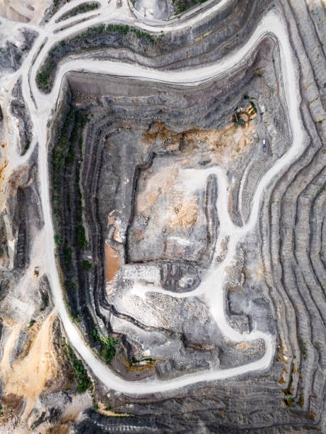 istock Drone view of Cornelly Quarry in Wales, UK 2157446921