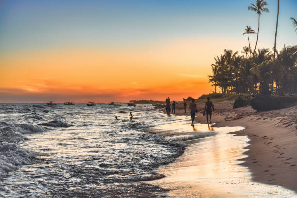 istock sunset at Guarajuba beach in Bahia-Brazil 2157447254