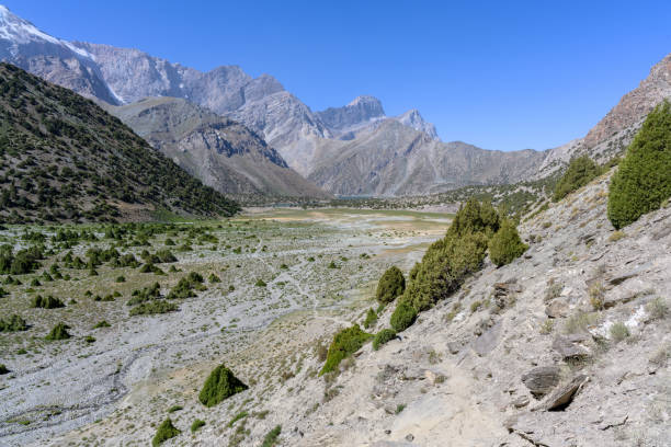 Mountain Landscape of Fan Mountains.