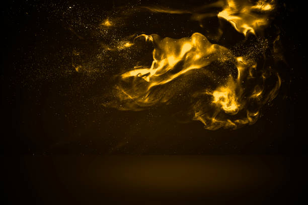 istock Brown product background golden 2157459645