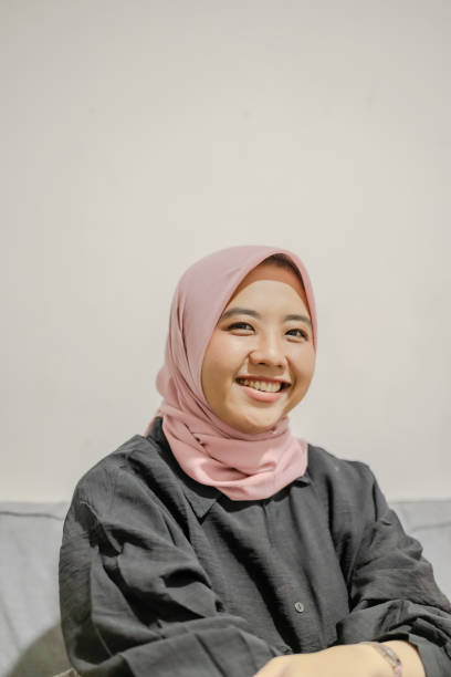 istock Young Muslim Woman With Happy Face 2157464965