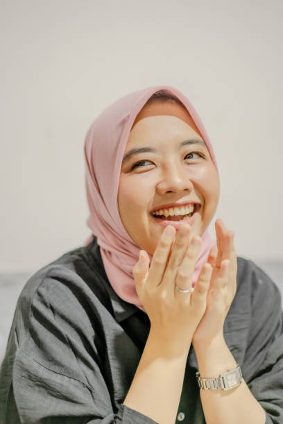 istock Young Muslim Woman With Happy Face 2157471558