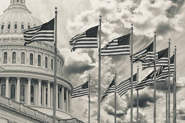 Department of Justice, Washington DC Department of Justice, Washington DC campaign headquarters stock pictures, royalty-free photos & images
