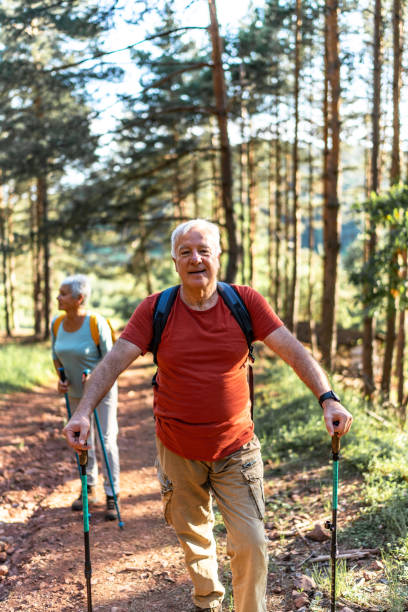 istock Senior couple enjoying in the nature 2157474413