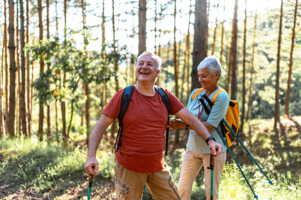 istock Senior couple enjoying in the nature 2157474634