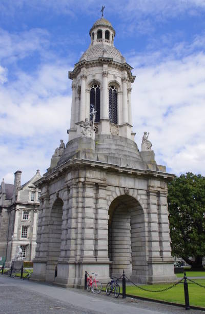 istock A nice stone tower into the Trinity College, in Dublin, in Ireland 2157476237