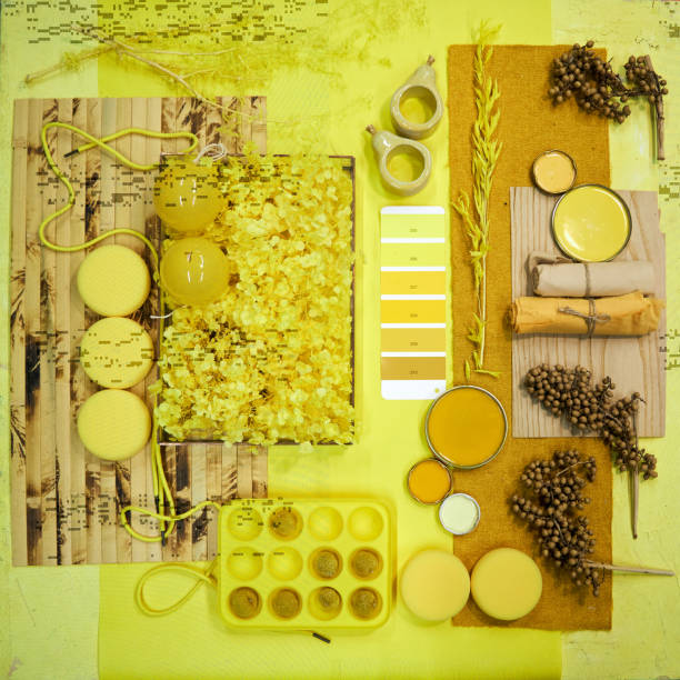 istock colour palette mood board for interior design and decoration 2157477221