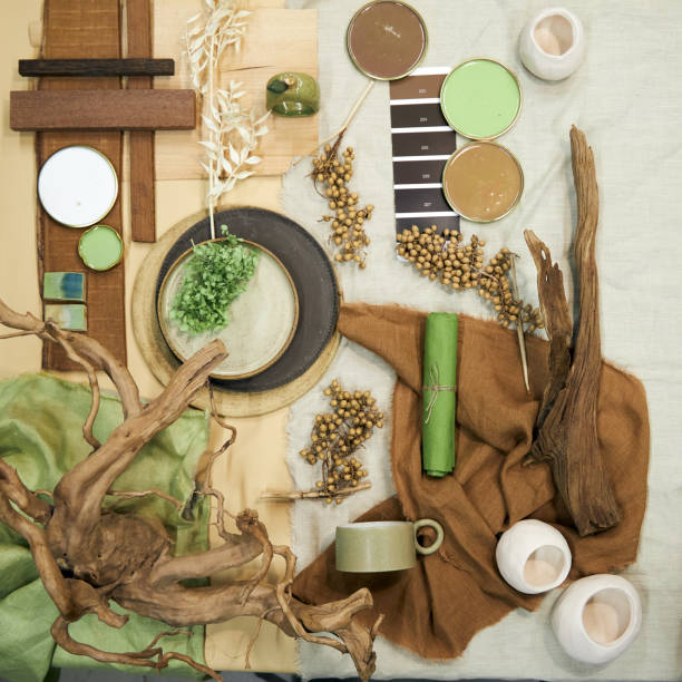 istock colour palette mood board for interior design and decoration 2157477288