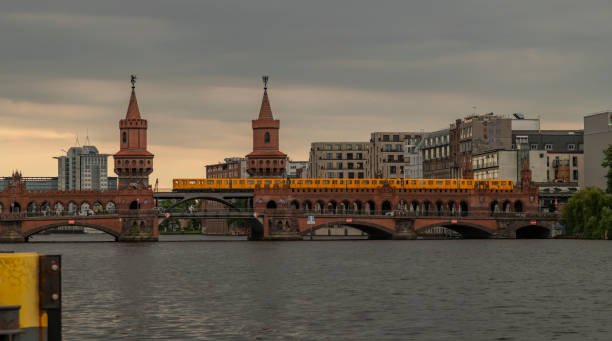 istock Oberbaum Bridge with two towers and railway track in Berlin Germany 06 10 2024 2157480273