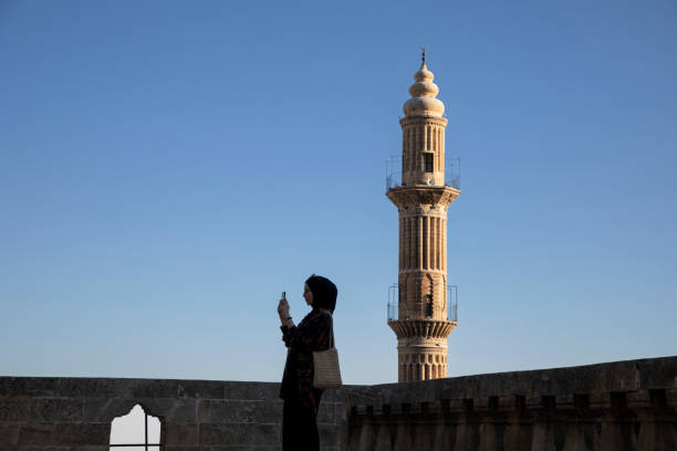 A young tourist woman discovering Turkey