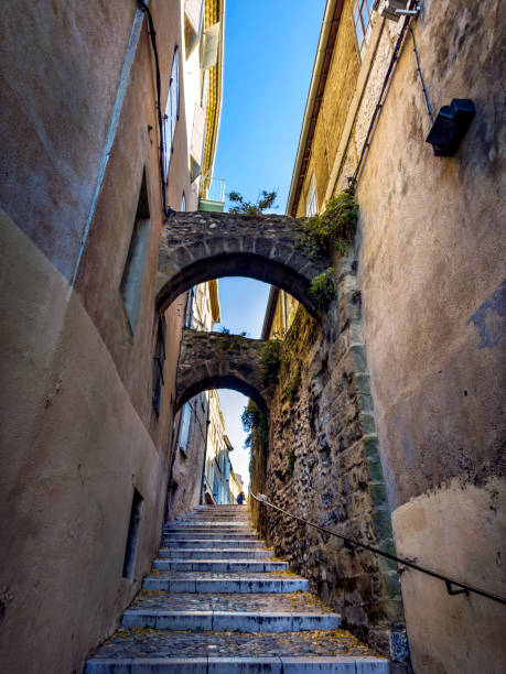 Architectural detail from cityscape of Valence, France