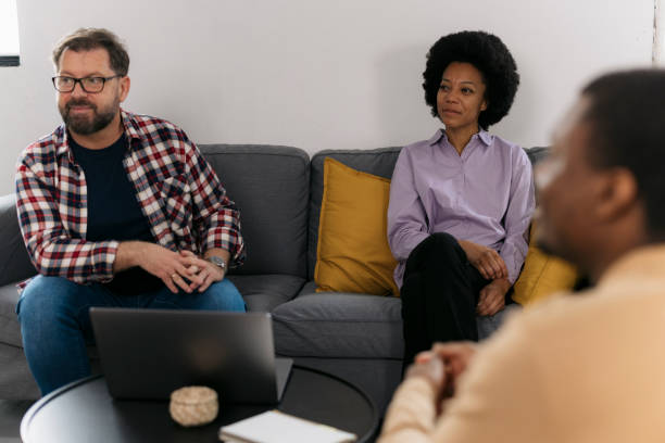 istock Business colleagues having a meeting in startup office 2157501325