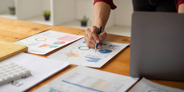 istock Business Analysis and Financial Planning. Professional Analyzing Financial Data and Charts for Strategic Decision Making 2157518001