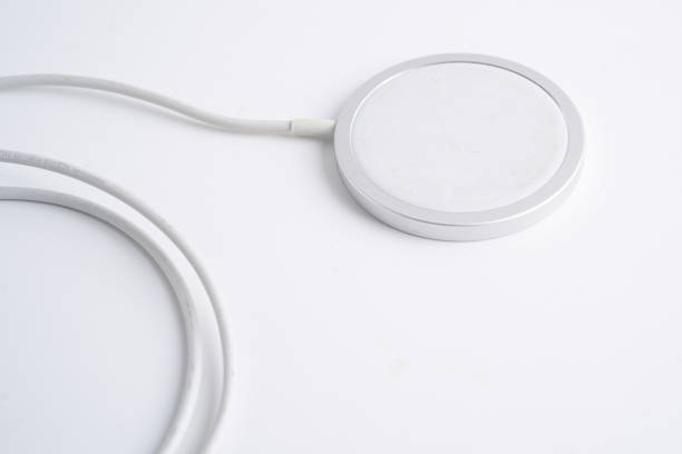 istock Wireless magnetic charger, modern equipment for mobile phone. 2157526977
