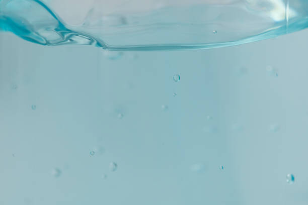 istock Closeup of hand sanitizer gel texture 2157530801