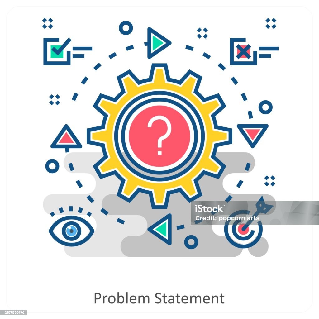 Problem Statement Pictogram Problem Statement Stock Illustration - Download Image Now - Asking ...