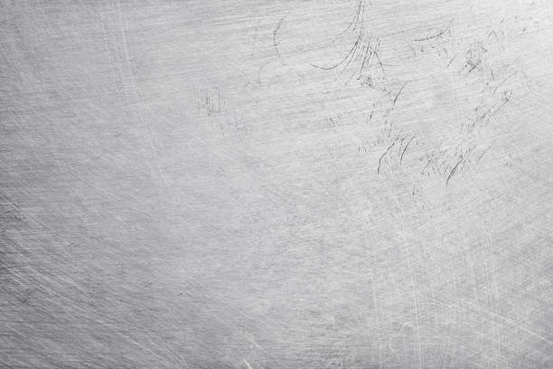 istock texture of old aluminum metal with scratch for background. 2157533951
