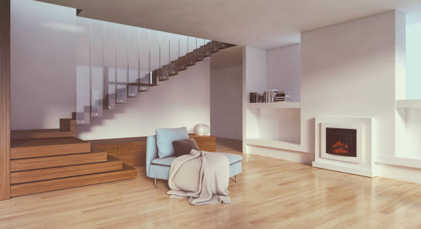 istock modern bright interiors apartment Living room 3D rendering illustration 2157537872
